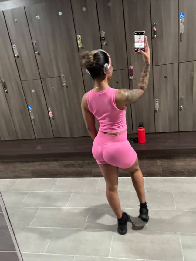 Pink two piece set